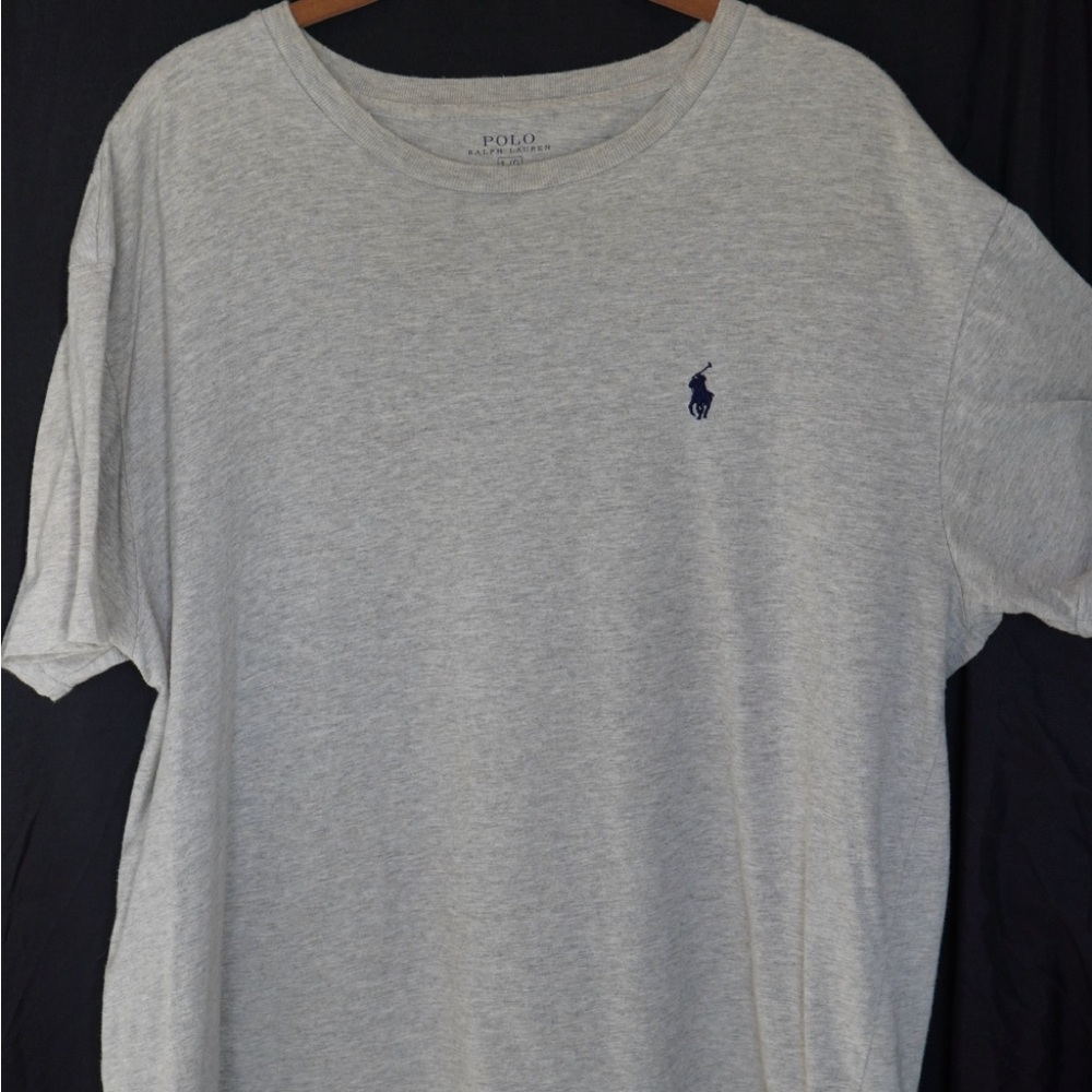 Polo by Ralph Lauren Men's Grey T-Shirt